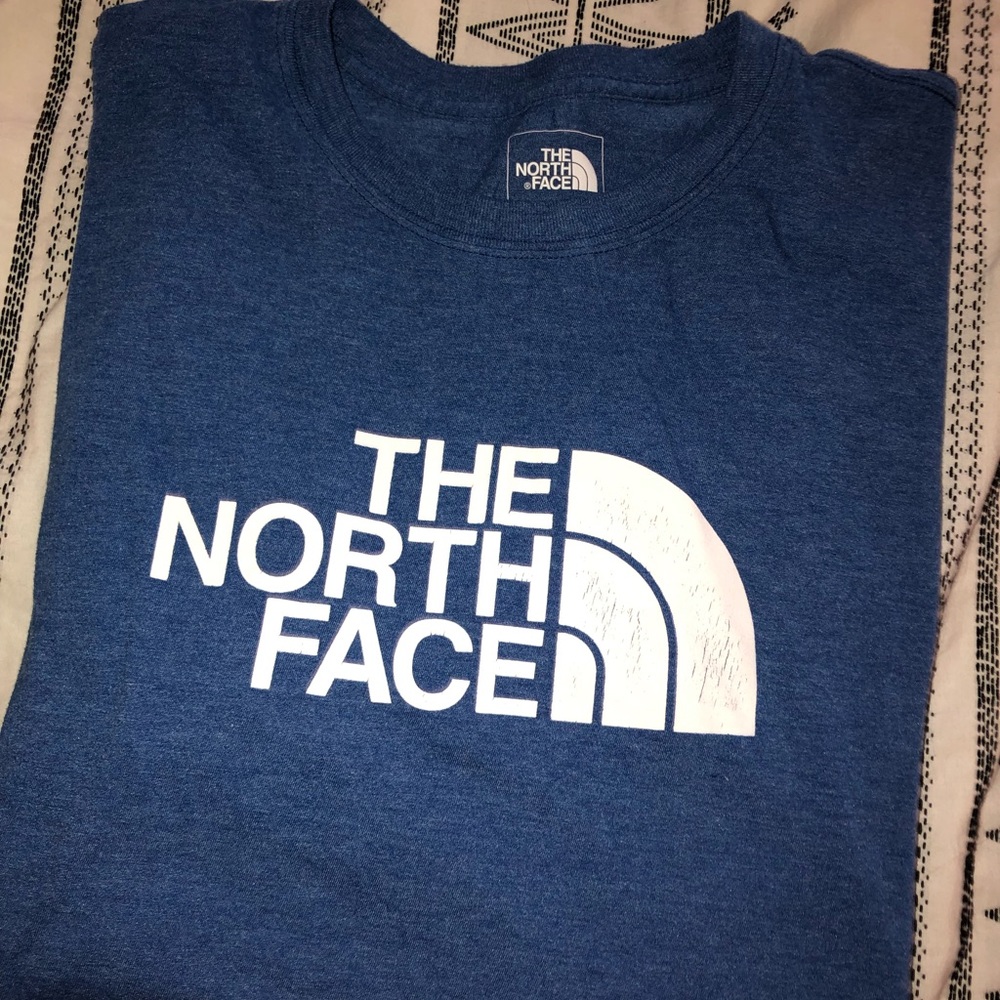 The North Face blue soft t-shirt